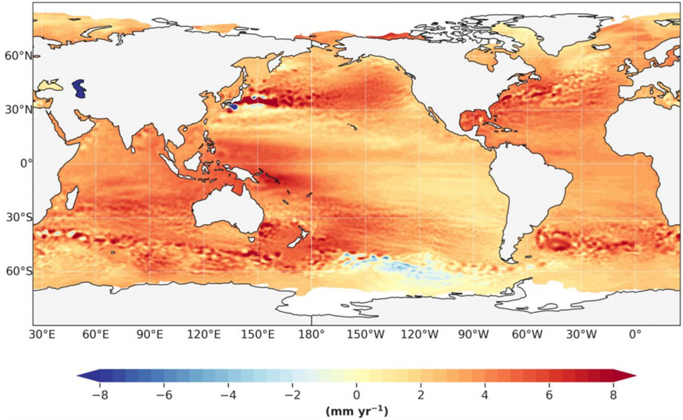 Figure II Regional sea level trends, January 1993 to June 2023
Sea Level trends