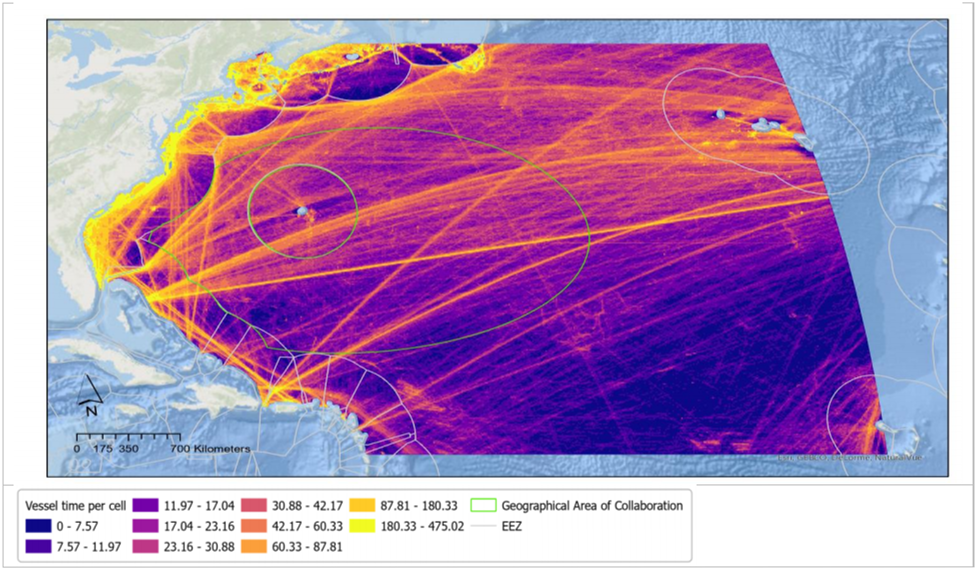 Figure III Summary of vessel traffic (vessel time in hours) in 2021