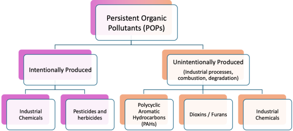 Figure II The range of persistent organic pollutants